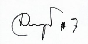 Miami Heat Goran Dragic Signed Index Card Cut Out