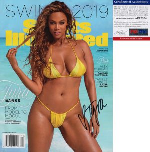 Tyra Banks Signed Magazine 2019 SI Swimsuit Issue PSA/DNA