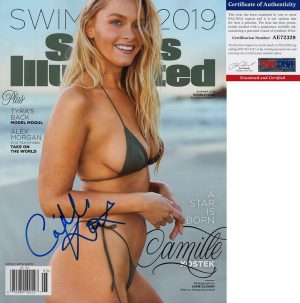 Camille Kostek Signed Magazine 2019 SI Swimsuit Issue PSA/DNA 2
