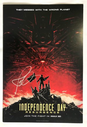 Jessie Usher Signed Poster Independence Day Resurgence