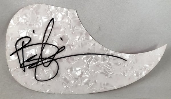 Big Kenny Signed Acoustic PickGuard