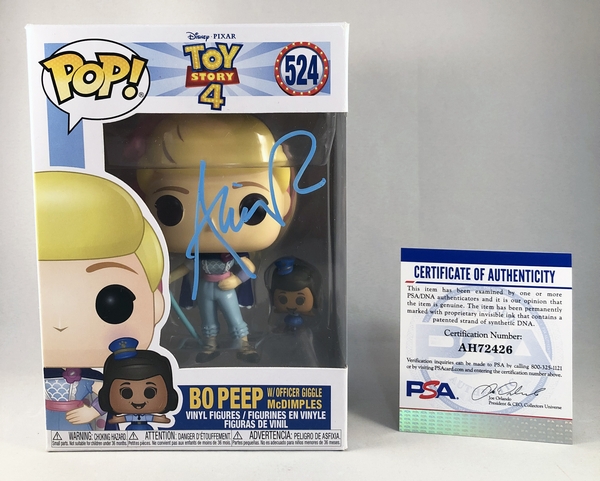 Annie Potts Signed Bo Peep Toy Story 4 Funko Pop PSA/DNA