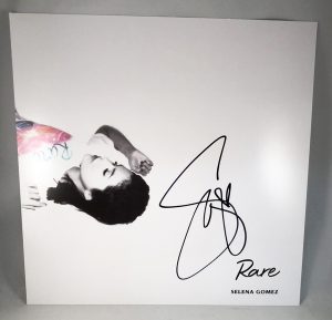 Selena Gomez Signed LP Album Vinyl Insert Rare 1