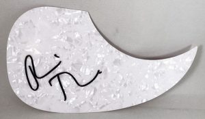 Robin Thicke Signed Acoustic PickGuard