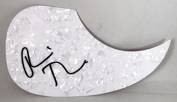 Robin Thicke Signed Acoustic PickGuard
