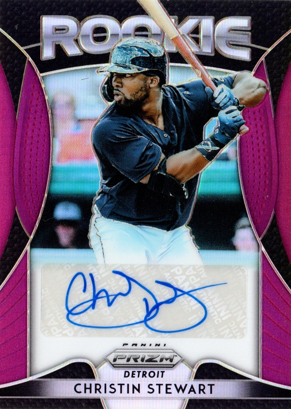 Detroit Tigers Christin Stewart Signed Rookie Card 2019 Panini Prizm #11 of 50