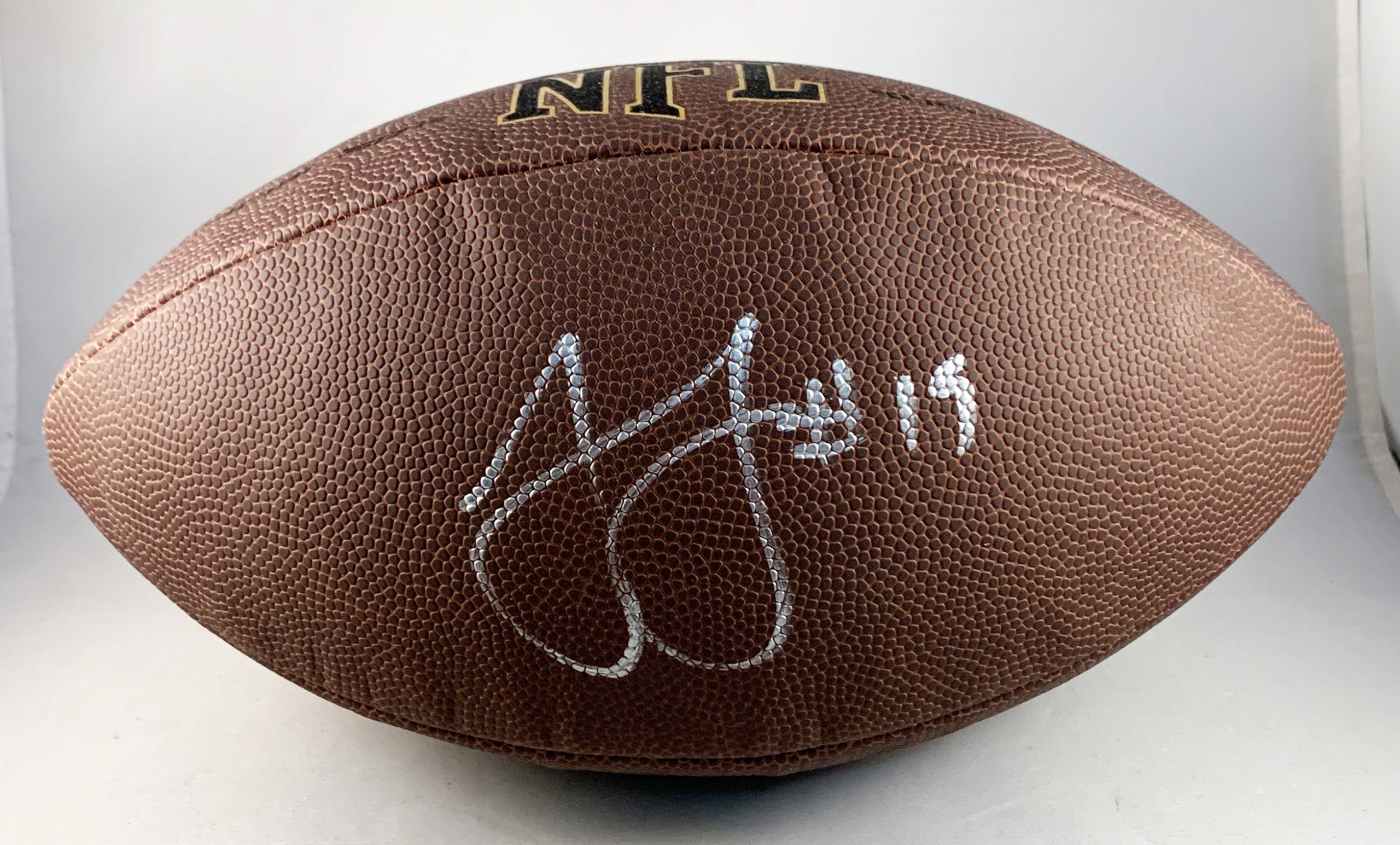 Pittsburgh Steelers JuJu Smith-Schuster Signed Full Size NFL Composite Football 3