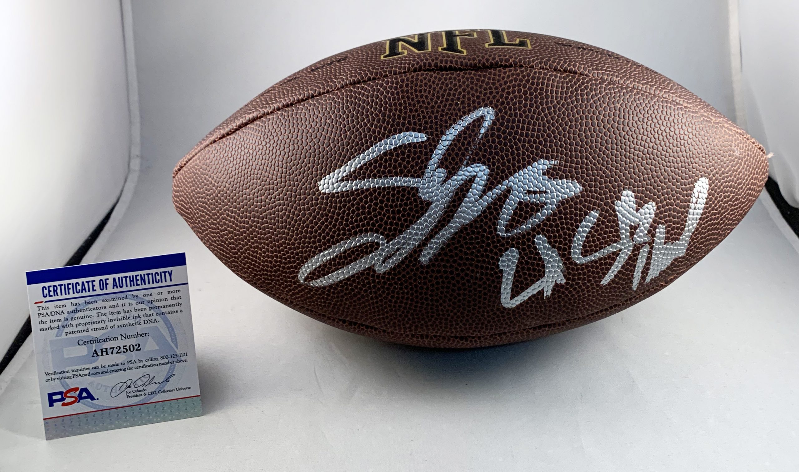 New York Giants Jeremy Shockey Signed Full Size NFL Composite Football PSA/DNA