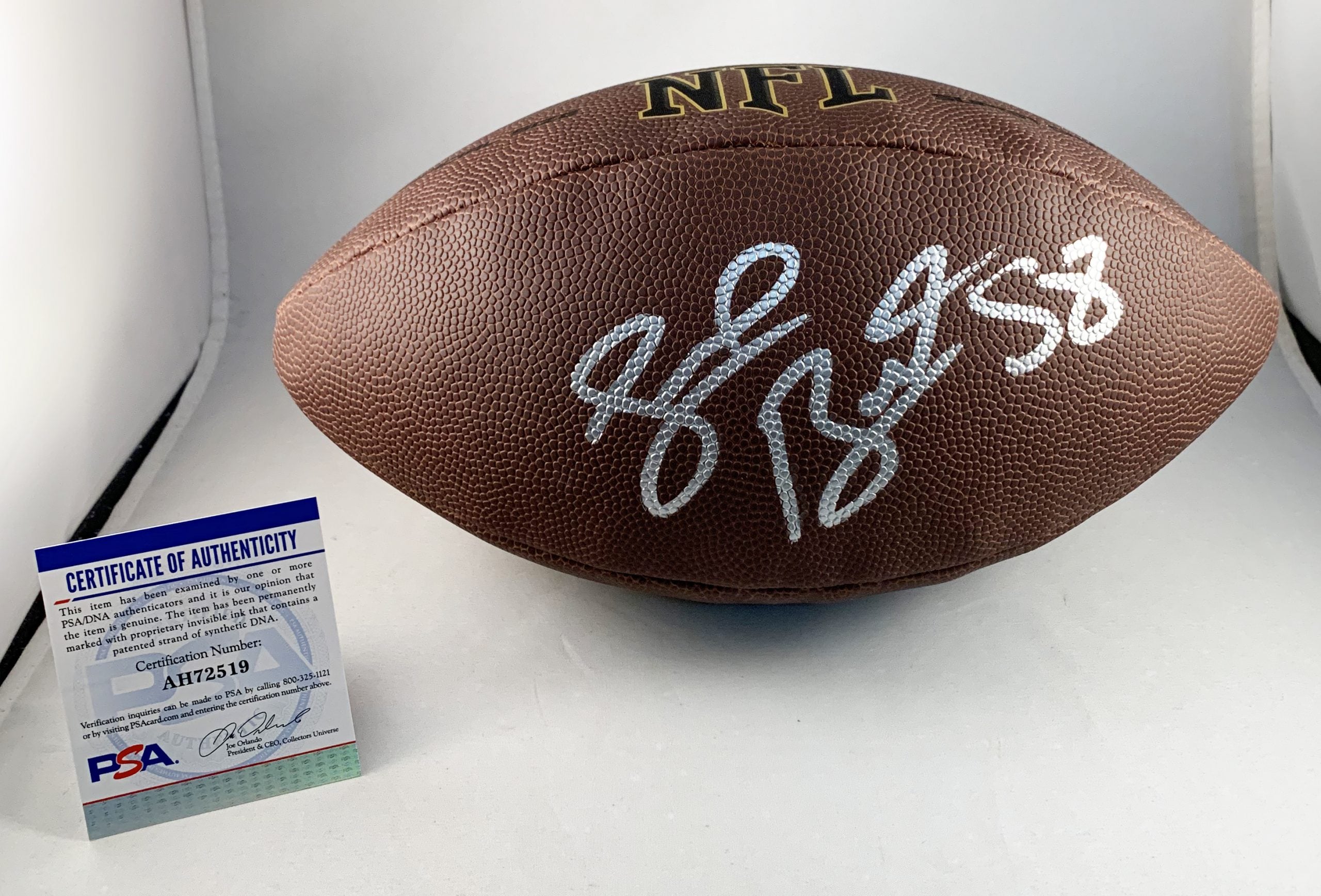 Tampa Bay Buccaneers Shaquil Barrett Signed Full Size NFL Composite Football PSA/DNA