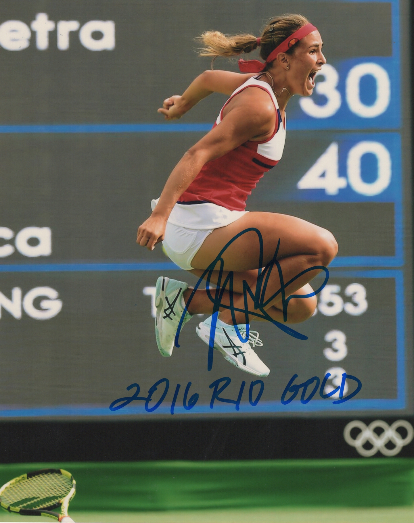 Monica Puig Signed 8x10 Photo Rio 2016 Olympics Gold Medal Puerto Rico 5