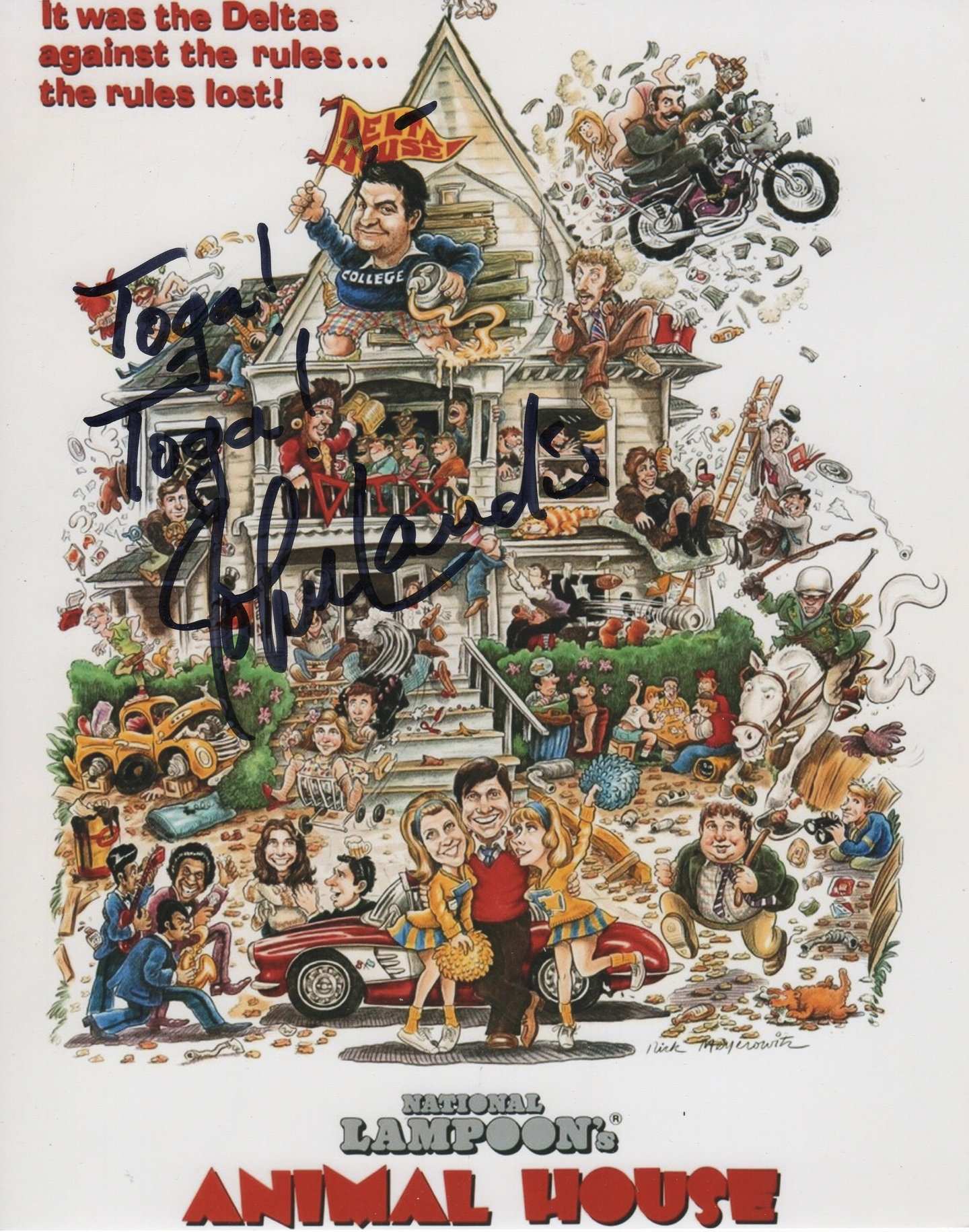 John Landis Signed 8x10 Photo Animal House