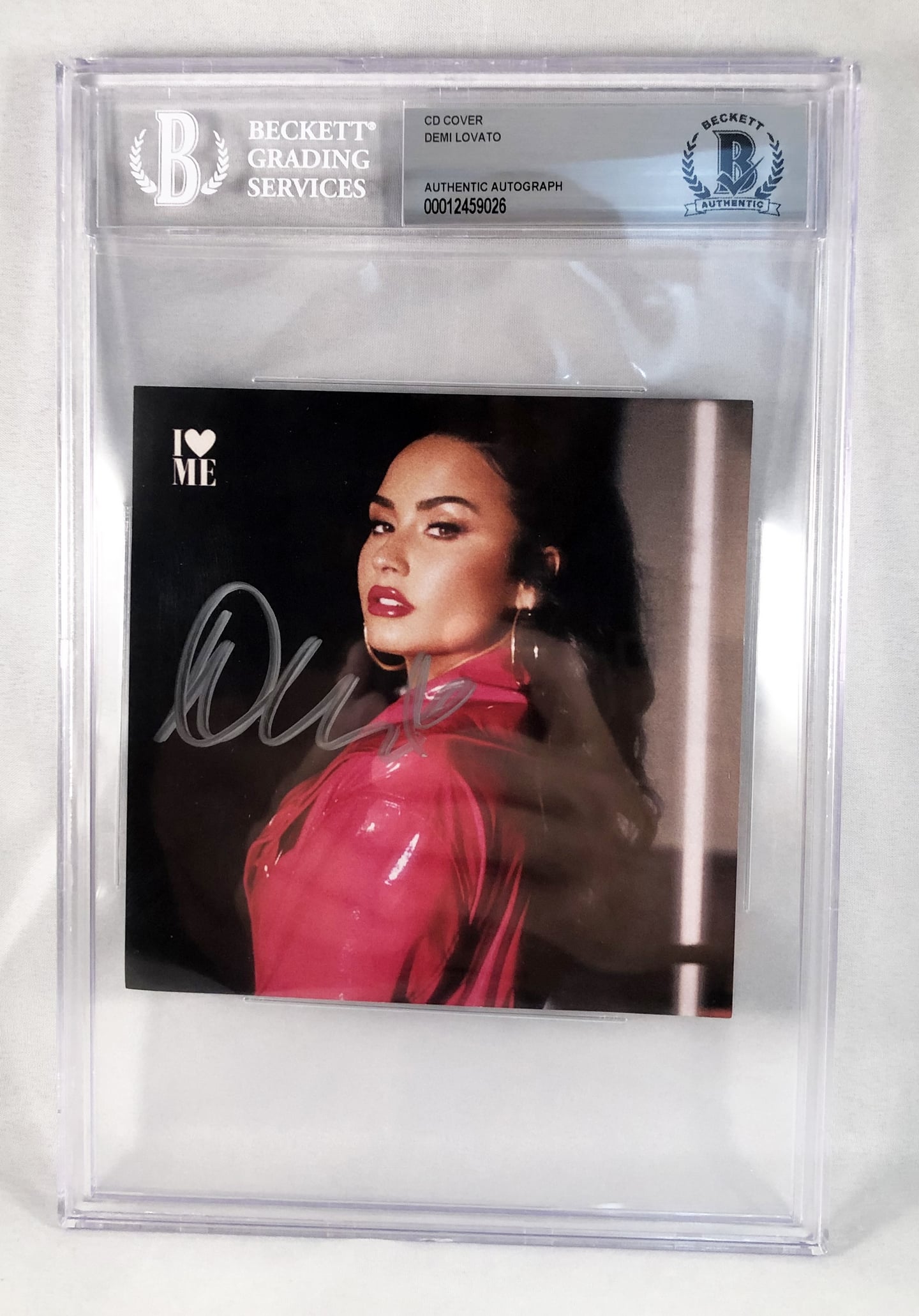 Demi Lovato Signed CD Cover 2 Beckett BAS