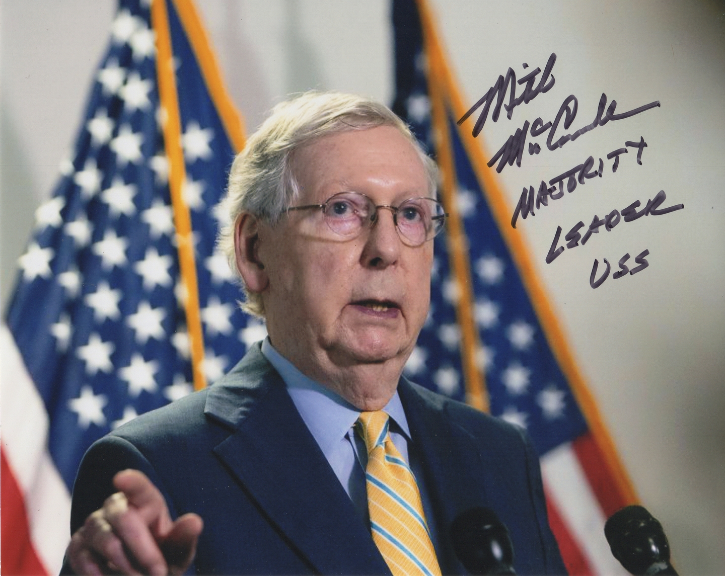 Mitch McConnell Signed 8x10 Photo US Senator Senate Majority Leader 5