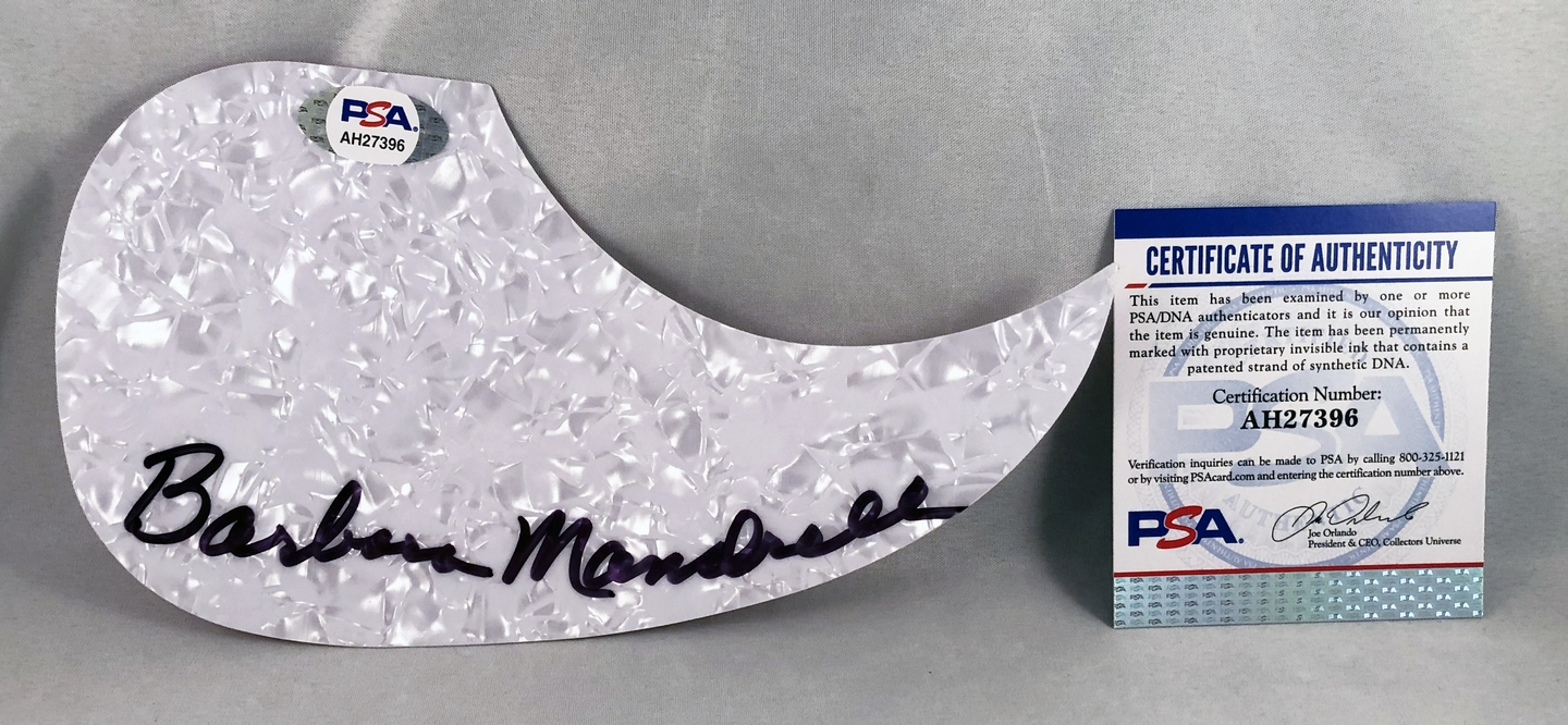 Barbara Mandrell Signed Acoustic PickGuard PSA/DNA