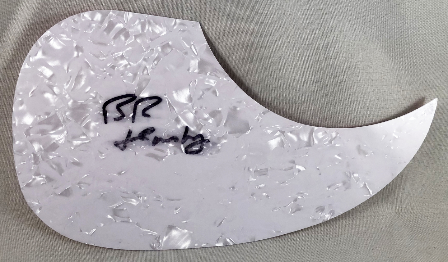 Bruce Hornsby Signed Acoustic PickGuard PSA/DNA 1