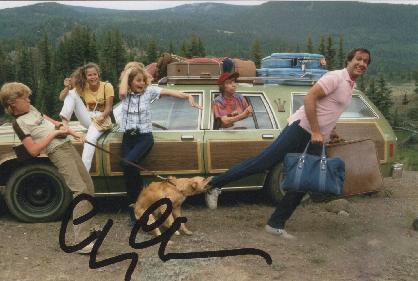 Chevy Chase Signed 4x6 Photo 1 National Lampoons Vacation
