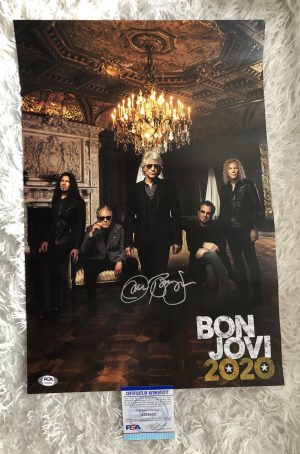 Jon Bon Jovi Signed Poster 2020 13x19 PSA/DNA