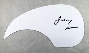 Johnny Lee Signed Acoustic PickGuard