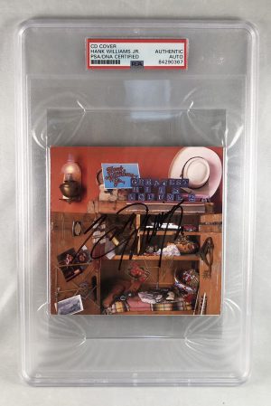 Country Singer Hank Williams Jr Signed CD Cover PSA/DNA 2