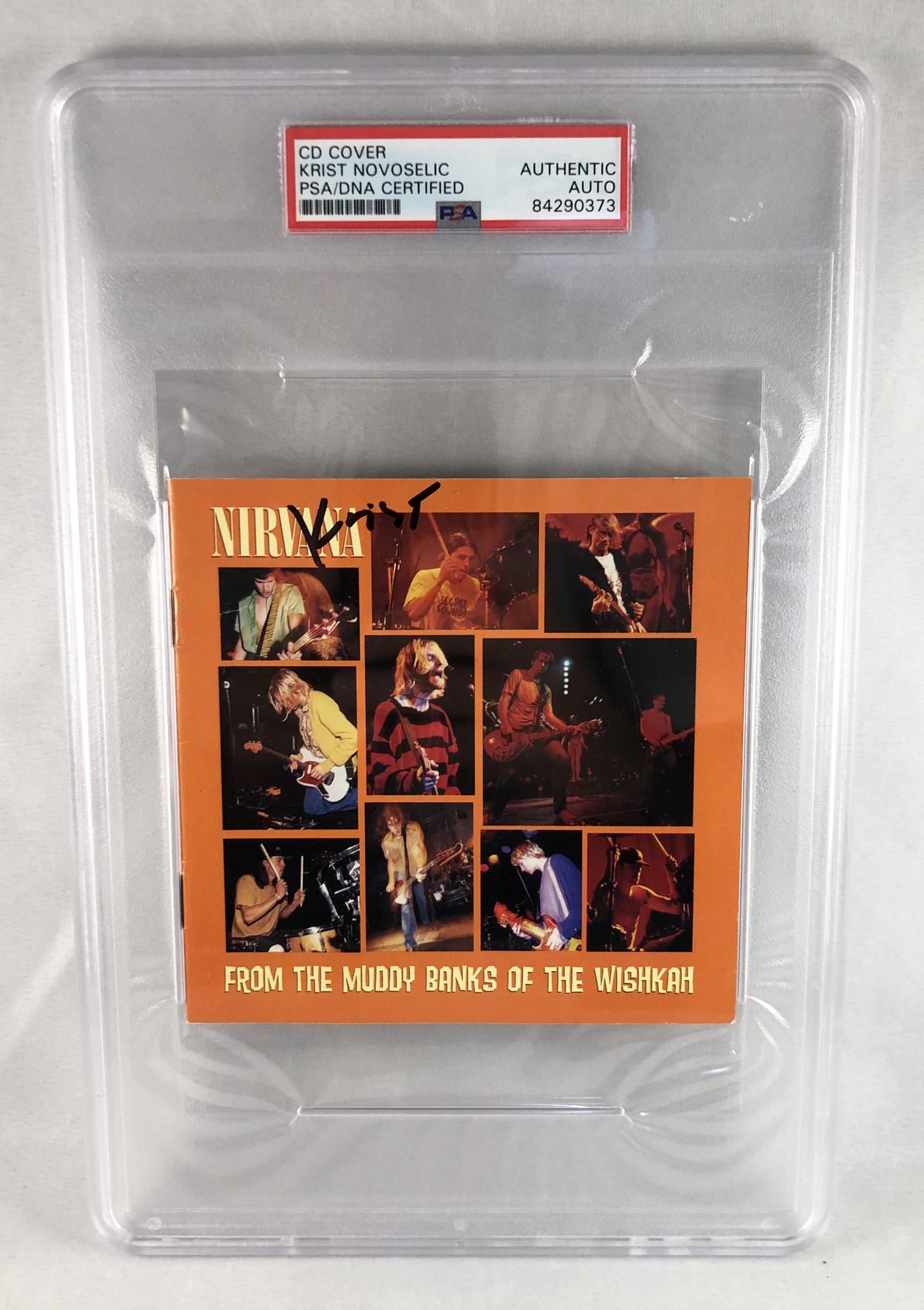 Krist Novoselic Signed CD Cover PSA/DNA Nirvana