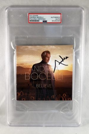 Andrea Bocelli Signed CD Cover PSA/DNA 1