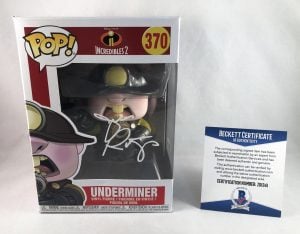 John Ratzenberger Signed Funko Pop Underminer Incredibles PSA/DNA 1
