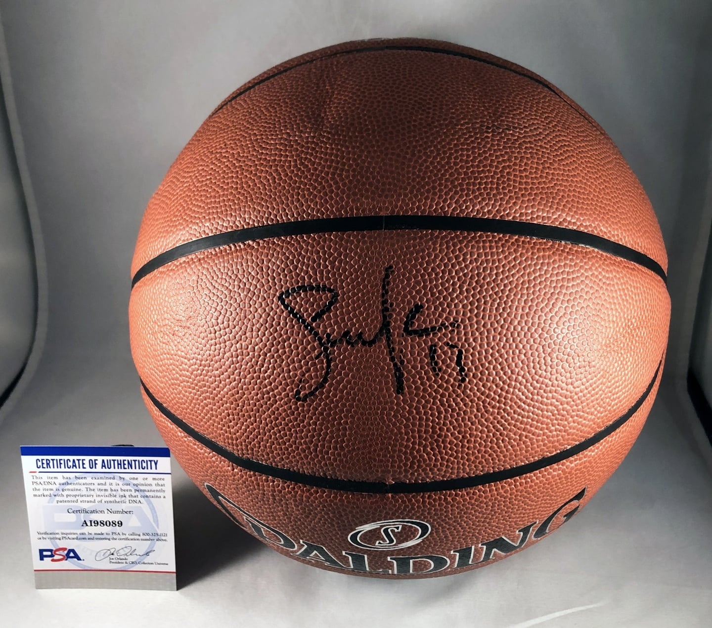 Phoenix Suns Steve Nash Signed Basketball PSA/DNA