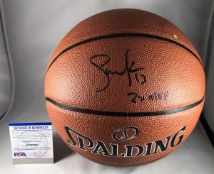 Phoenix Suns Steve Nash Signed Basketball PSA/DNA Brooklyn Nets