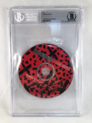 Charlie Watts Signed CD Beckett BAS The Rolling Stones