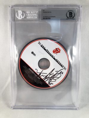 Charlie Watts Signed CD Beckett BAS The Rolling Stones 1