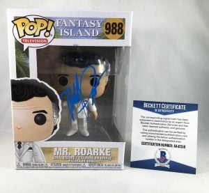 Michael Pena Signed Funko Pop Mr Roarke Fantasy Island Beckett BAS