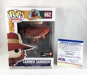 Rita Moreno Signed Funko Pop Carmen Sandiego PSA/DNA 1