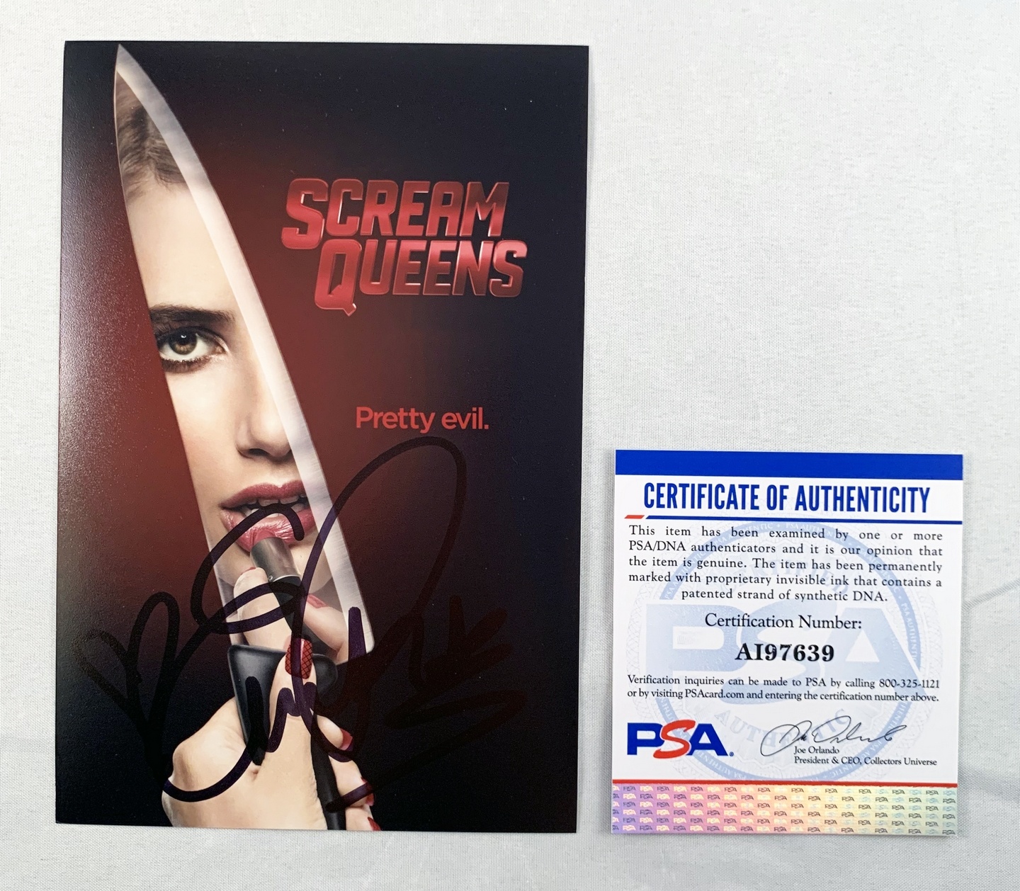 Emma Roberts Signed 4x6 Photo 5 PSA/DNA