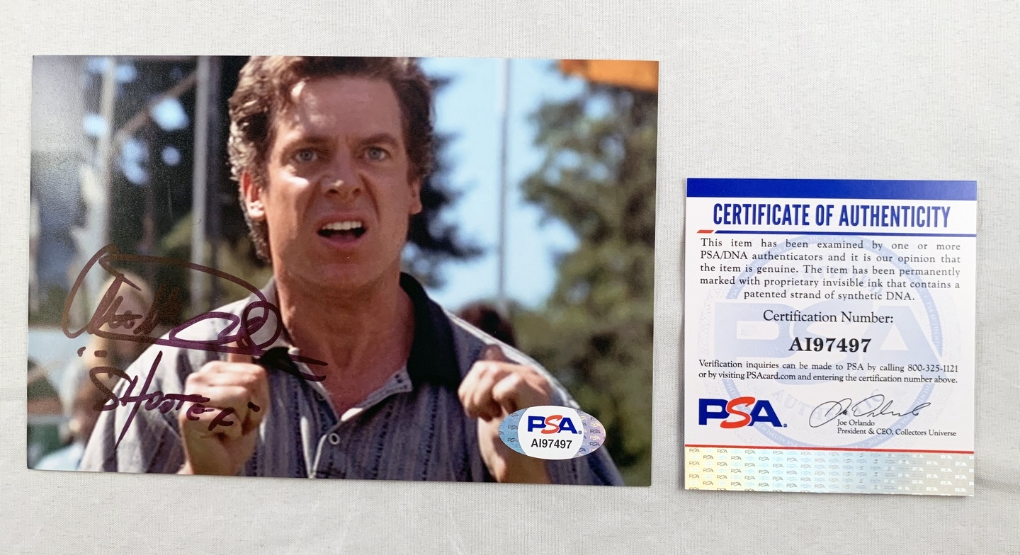 Christopher McDonald Signed 4x6 Photo PSA/DNA Shooter McGavin Happy Gilmore
