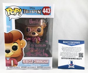 Sally Struthers Signed Funko Pop Talespin Rebecca Cunningham Beckett BAS
