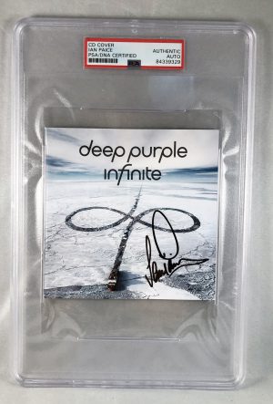 Ian Paice Signed CD Cover Deep Purple PSA/DNA