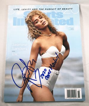 2020 SI Swimsuit Cover Model Jasmine Sanders Signed Magazine Beckett BAS 2