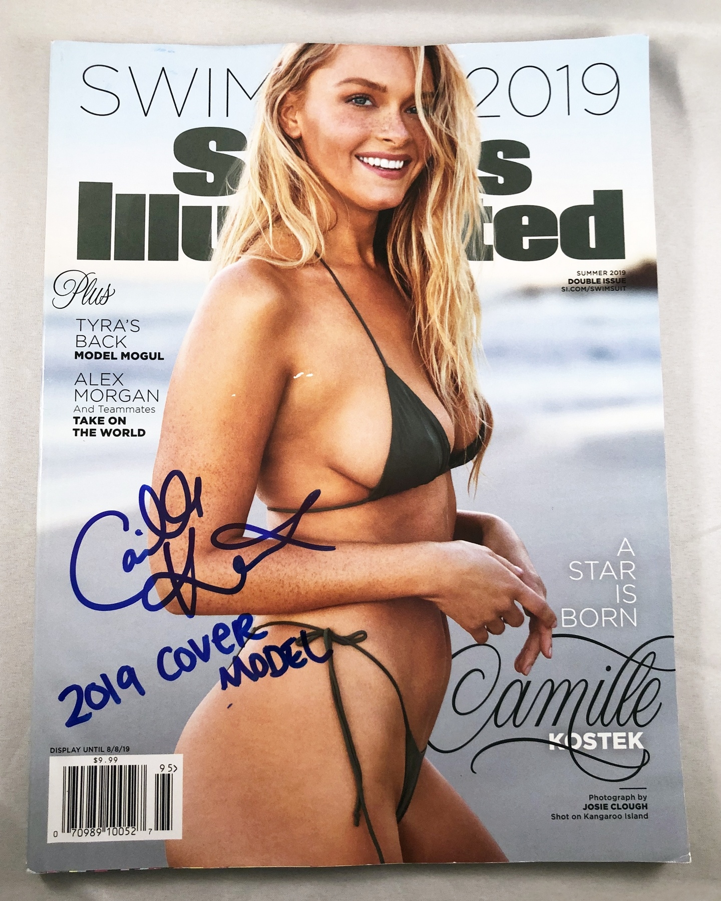 Camille Kostek Signed Magazine 2019 SI Swimsuit Issue 4
