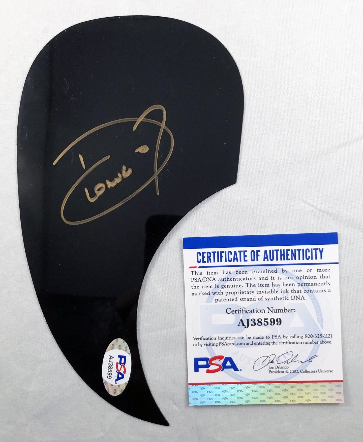 Dionne Warwick Signed Acoustic Pickguard PSA/DNA