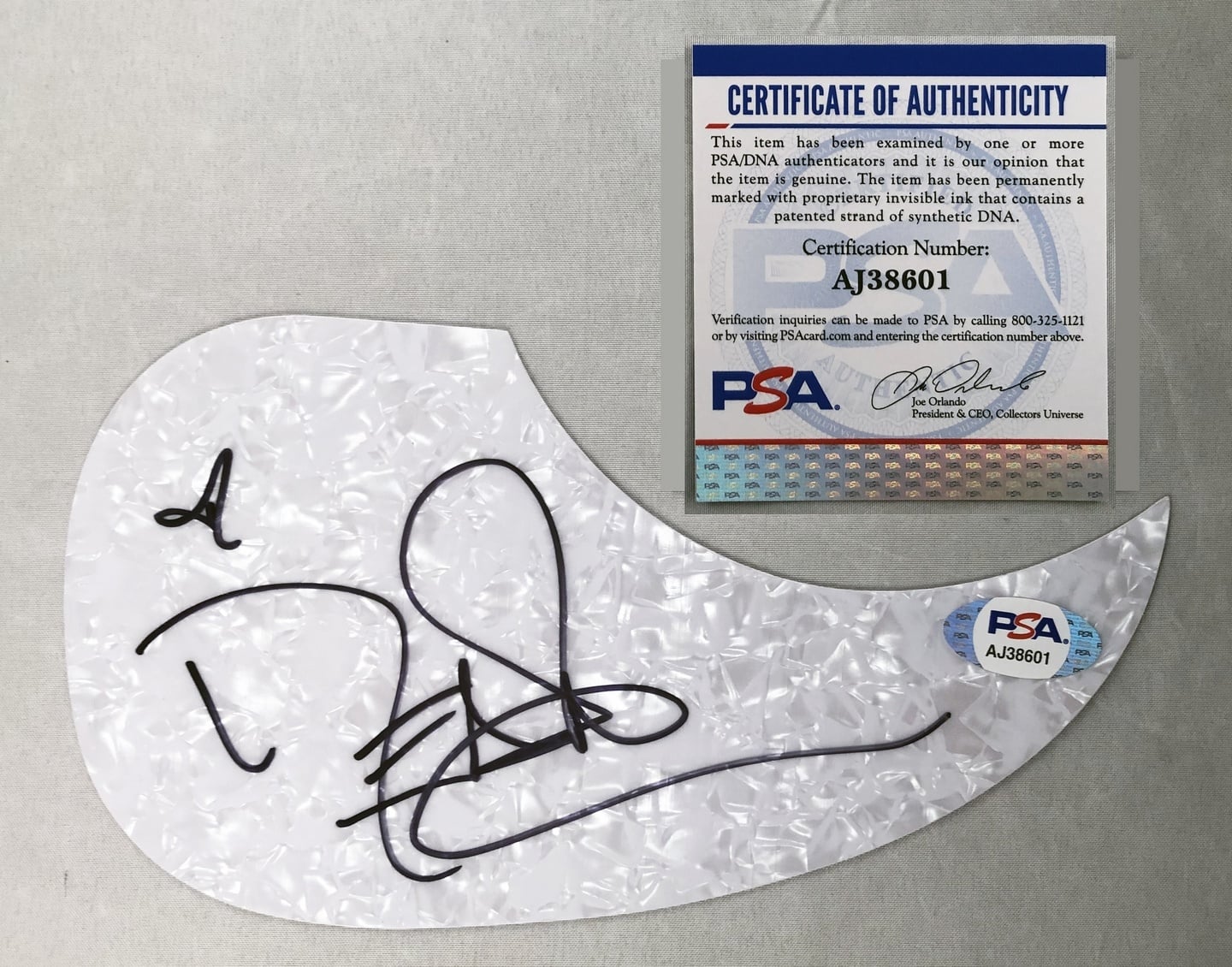 Darlene Love Signed Acoustic Pickguard PSA/DNA