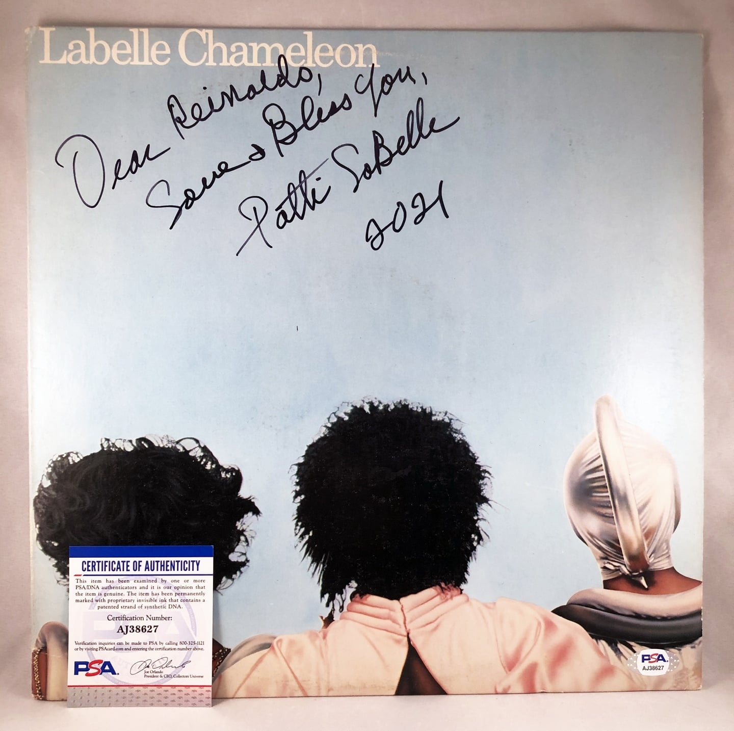 Patti LaBelle Signed Vinyl LP Album PSA/DNA 1
