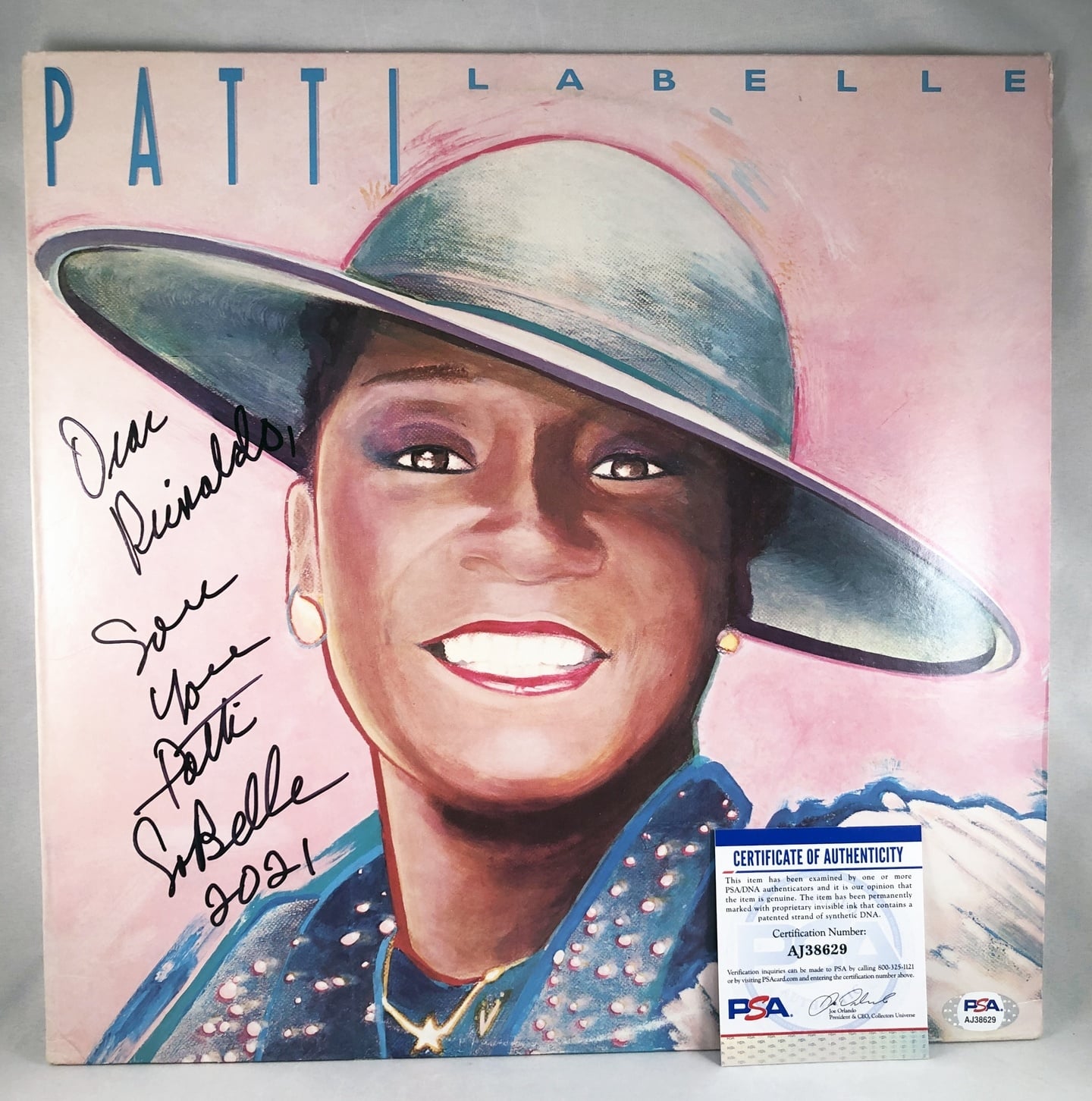 Patti LaBelle Signed Vinyl LP Album PSA/DNA 3