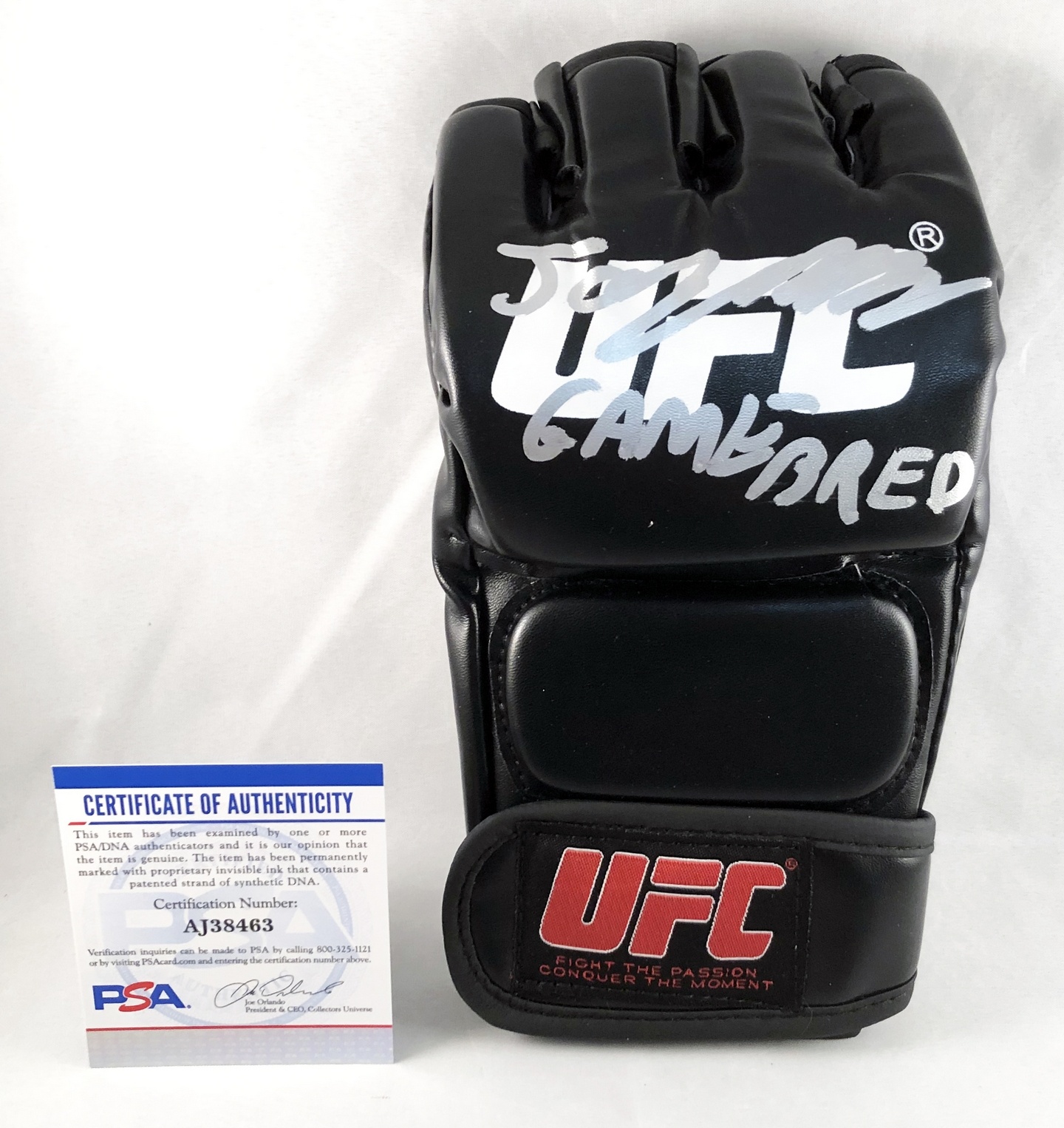 Jorge Masvidal Signed MMA Glove UFC 5 Sec KO MMA Record PSA/DNA 1