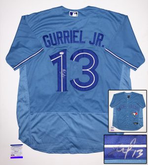 Toronto Blue Jays Lourdes Gurriel Jr Signed Jersey PSA/DNA