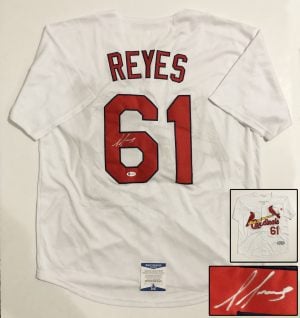 St. Louis Cardinals Alex Reyes Signed Jersey PSA/DNA