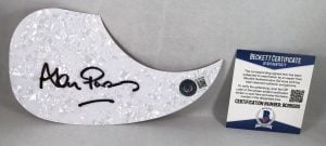 Alan Parsons Signed Acoustic PickGuard Beckett BAS 1