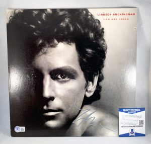 Lindsey Buckingham Signed Vinyl LP Album Beckett BAS