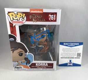 Janet Varney Signed Funko Pop Legend of Korra Avatar Beckett BAS 1