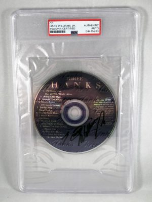 Country Singer Hank Williams Jr Signed CD PSA/DNA 3