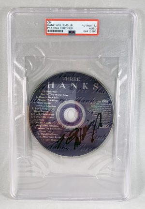 Country Singer Hank Williams Jr Signed CD PSA/DNA 4